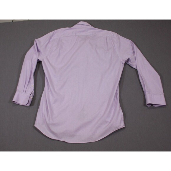Lauren Ralph Lauren Shirt Black Label Men’s Purple Slim Fit Non Iron 16 32/33 - Picture 3 of 11